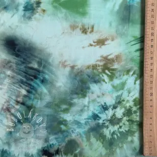 Viskóza TWILL Messy TIE DYE design A