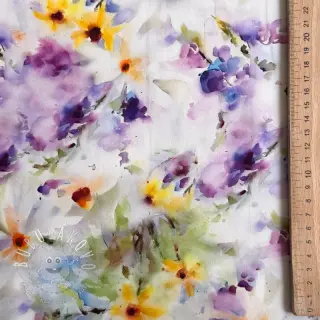 Bavlnená látka SATIN STRETCH Corn flowers