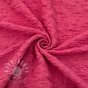 Bavlnená látka SMOGGED EMBROIDERY pink