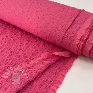 Bavlnená látka SMOGGED EMBROIDERY pink