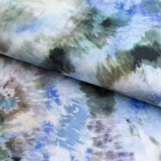 Viskóza TWILL Messy TIE DYE design C
