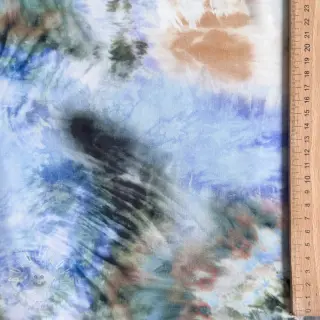 Viskóza TWILL Messy TIE DYE design C