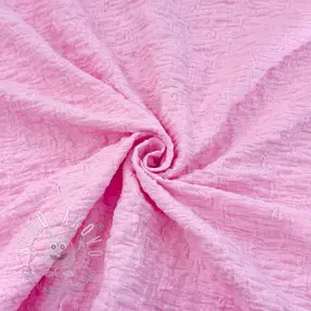 Bavlnená látka SMOGGED EMBROIDERY light pink