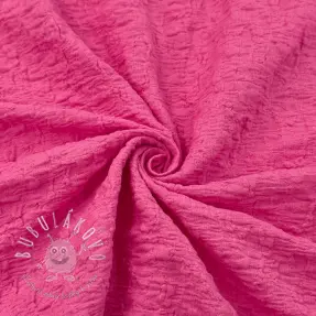 Bavlnená látka SMOGGED EMBROIDERY fuchsia