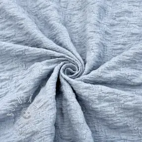Bavlnená látka SMOGGED EMBROIDERY baby blue