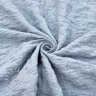 Bavlnená látka SMOGGED EMBROIDERY baby blue