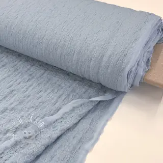 Bavlnená látka SMOGGED EMBROIDERY baby blue