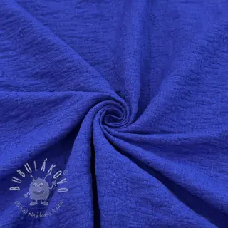 Bavlnená látka SMOGGED EMBROIDERY cobalt