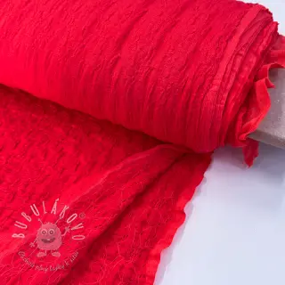 Bavlnená látka SMOGGED EMBROIDERY peach