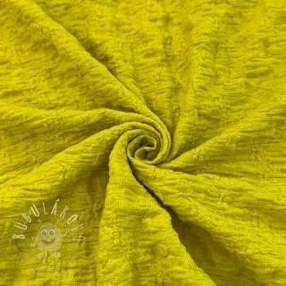 Bavlnená látka SMOGGED EMBROIDERY lime