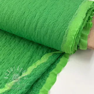 Bavlnená látka SMOGGED EMBROIDERY green