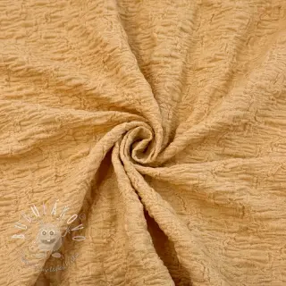 Bavlnená látka SMOGGED EMBROIDERY brown