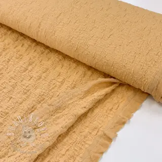 Bavlnená látka SMOGGED EMBROIDERY brown