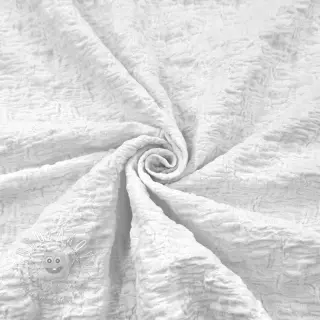 Bavlnená látka SMOGGED EMBROIDERY white