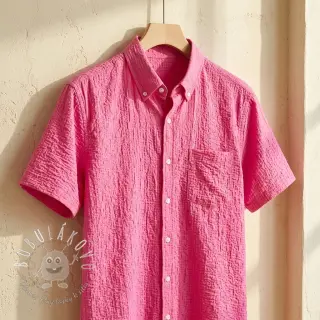 Bavlnená látka SMOGGED EMBROIDERY fuchsia