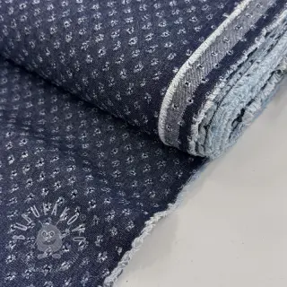 JEANS DENIM 6 OZ Small flakes dark blue