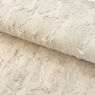 Bavlnená látka s ľanom JACQUARD RUFFLE
