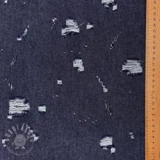 JEANS DENIM 6 OZ Big Holes dark blue