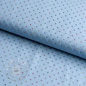 JEANS DENIM 3,8 OZ Drops Metallic light blue