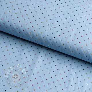 JEANS DENIM 3,8 OZ Drops Metallic light blue