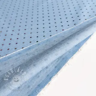 JEANS DENIM 3,8 OZ Drops Metallic light blue