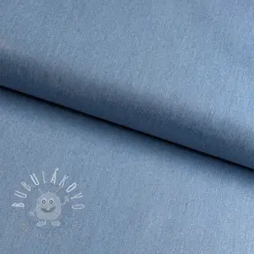 JEANS DENIM 6 OZ STRETCH WASHED metallic blue silver