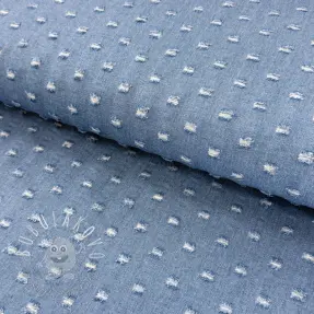 JEANS DENIM 6 OZ Small Holes light blue