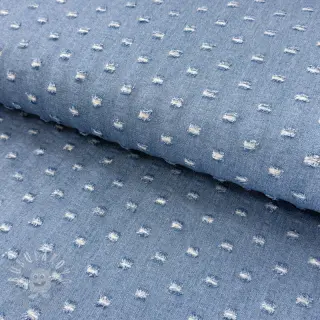 JEANS DENIM 6 OZ Small Holes light blue