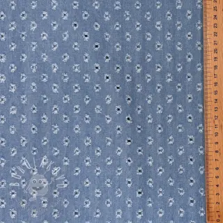 JEANS DENIM 6 OZ Big flakes light blue