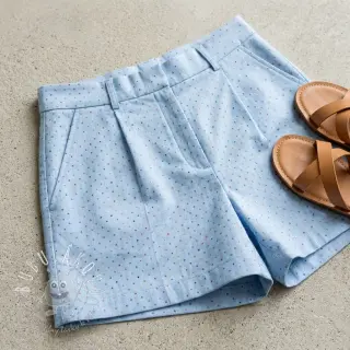 JEANS DENIM 3,8 OZ Drops Metallic light blue