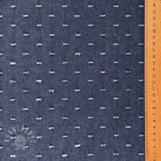 JEANS DENIM 6 OZ Small Holes blue