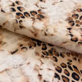 Viskóza TWILL Structured Panther design A