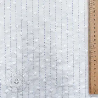 Bavlnená látka EMBROIDERY Flowstripe