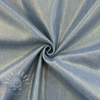 JEANS DENIM Metallic blue gold