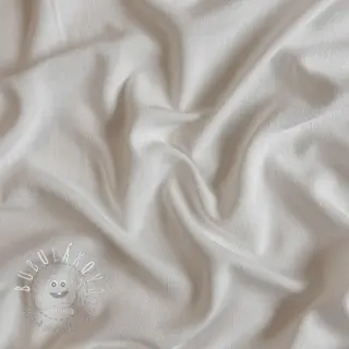Viskóza s ľanom WASHED off white