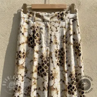 Viskóza TWILL Structured Panther design B