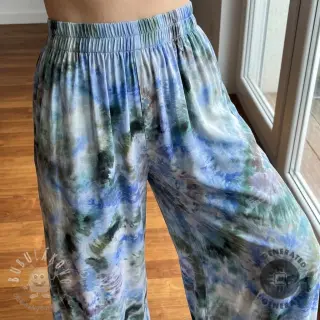 Viskóza TWILL Messy TIE DYE design C