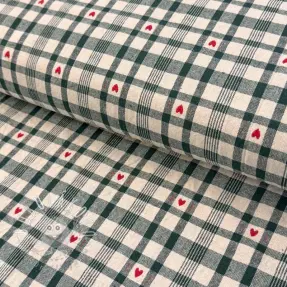 Dekoračná látka jacquard Ollon vert rouge