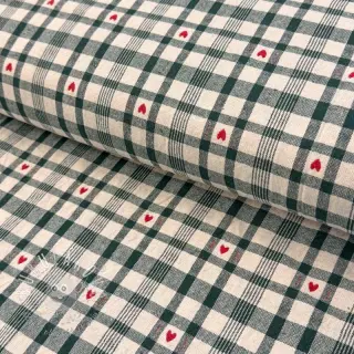 Dekoračná látka jacquard Ollon vert rouge