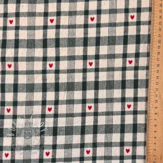 Dekoračná látka jacquard Ollon vert rouge