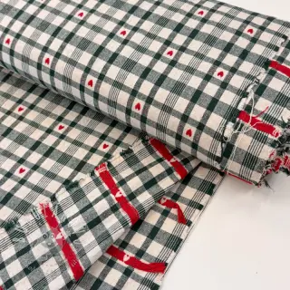 Dekoračná látka jacquard Ollon vert rouge