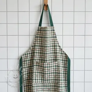 Dekoračná látka jacquard Ollon vert rouge