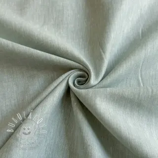 Ľan s bavlnou PLAIN mint