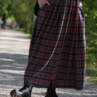 Bavlnená látka LIGHT FLANNEL Check design C