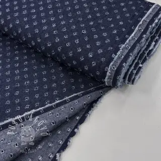 JEANS DENIM 6 OZ Big flakes dark blue