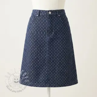 JEANS DENIM 6 OZ Big flakes dark blue