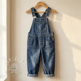 JEANS DENIM 6 OZ Big flakes dark blue
