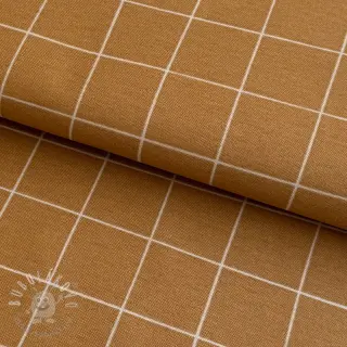 Dekoračná látka premium Freehand grid lines