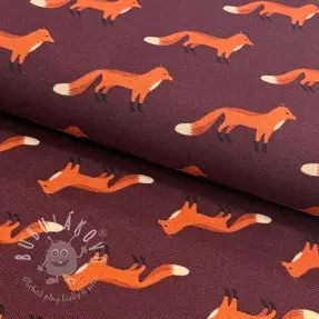 Dekoračná látka premium Fox parade mauve
