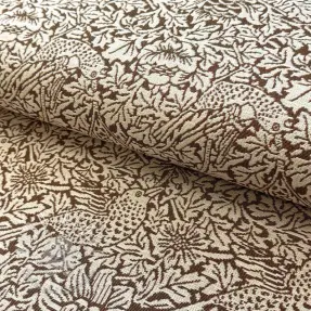 Dekoračná látka GOBELIN premium Anemone art craft brown